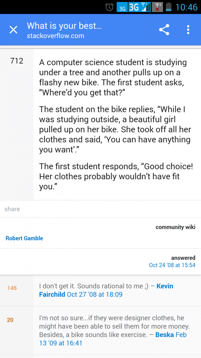 If you were him, then...?