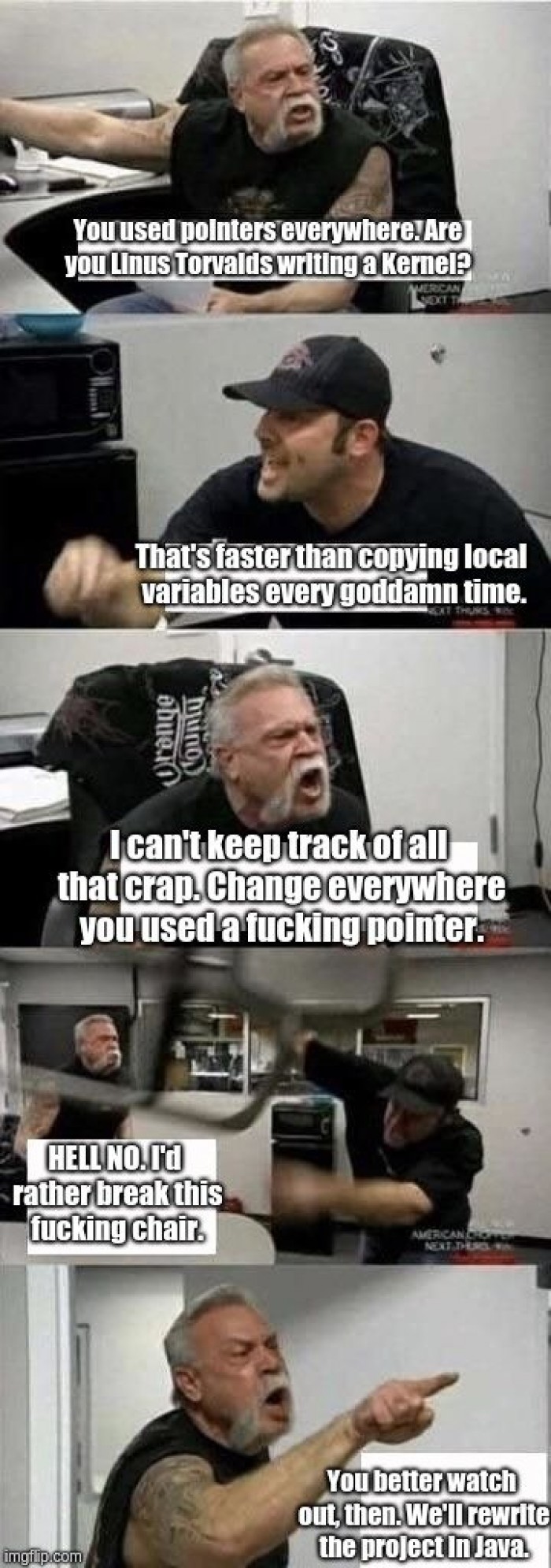 Using pointers everywhere
