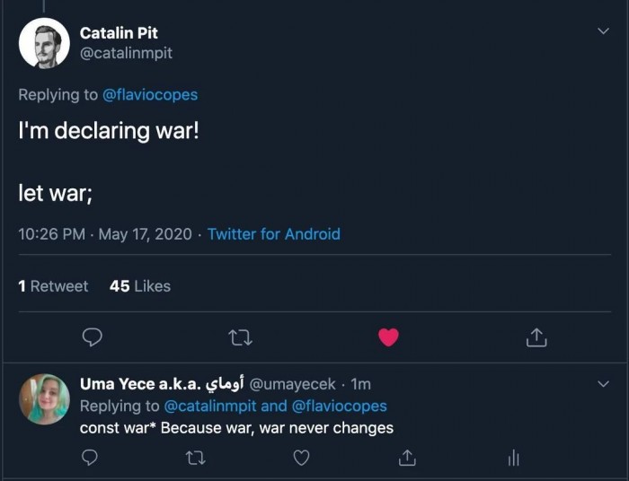 War is a constant