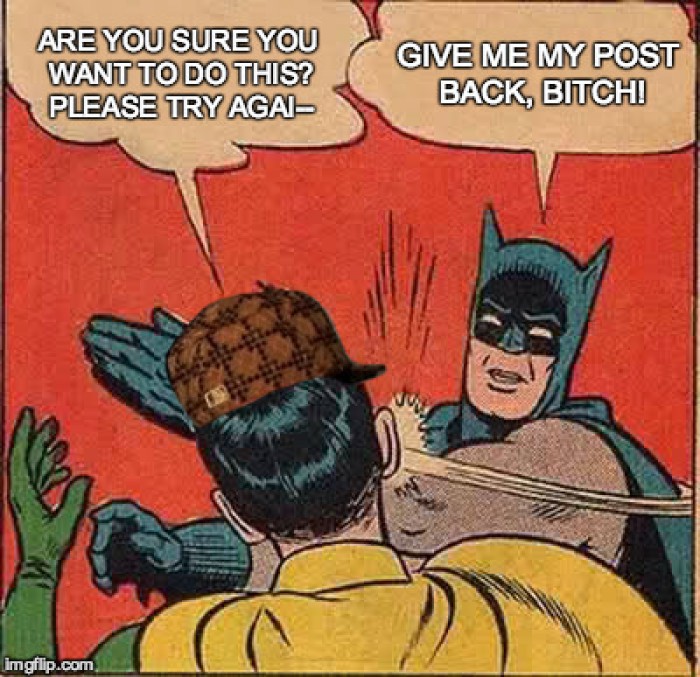 Has happened to me for the nth time.