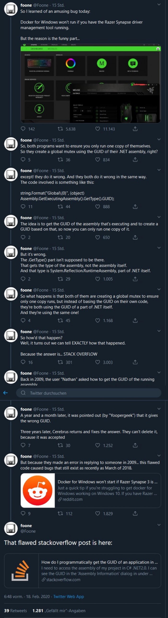 Using answers from SO is not always the best to do