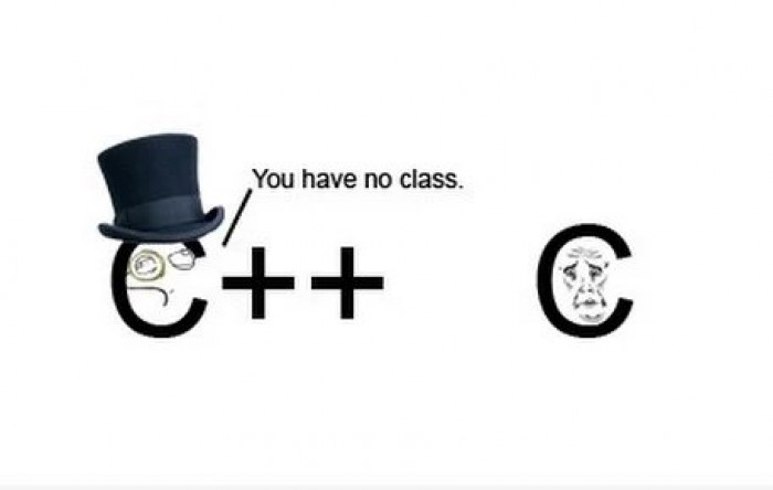 You have no class, C!