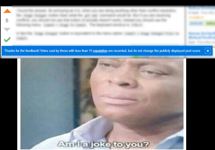 Whenever I upvote an answer on Stack Overflow...