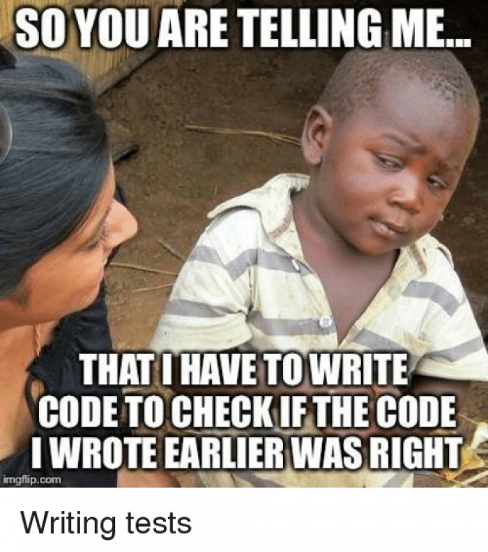 Writing tests
