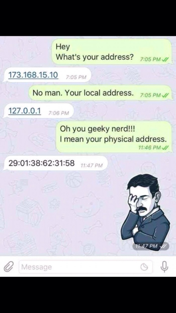 My address