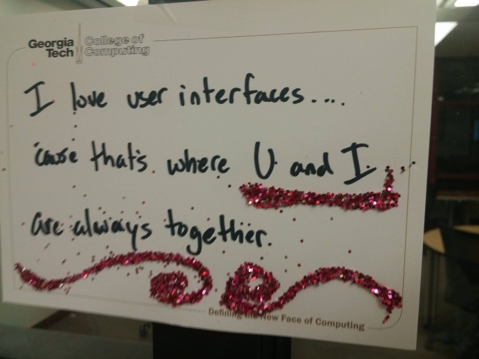 I love user interfaces