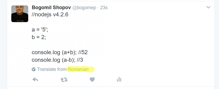 Can you programm in ...Romanian?
