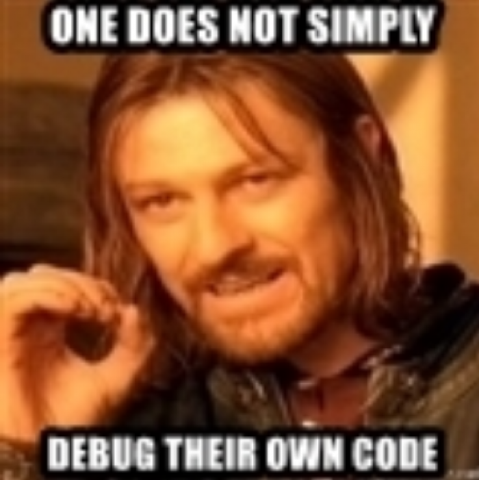 Debugging be like