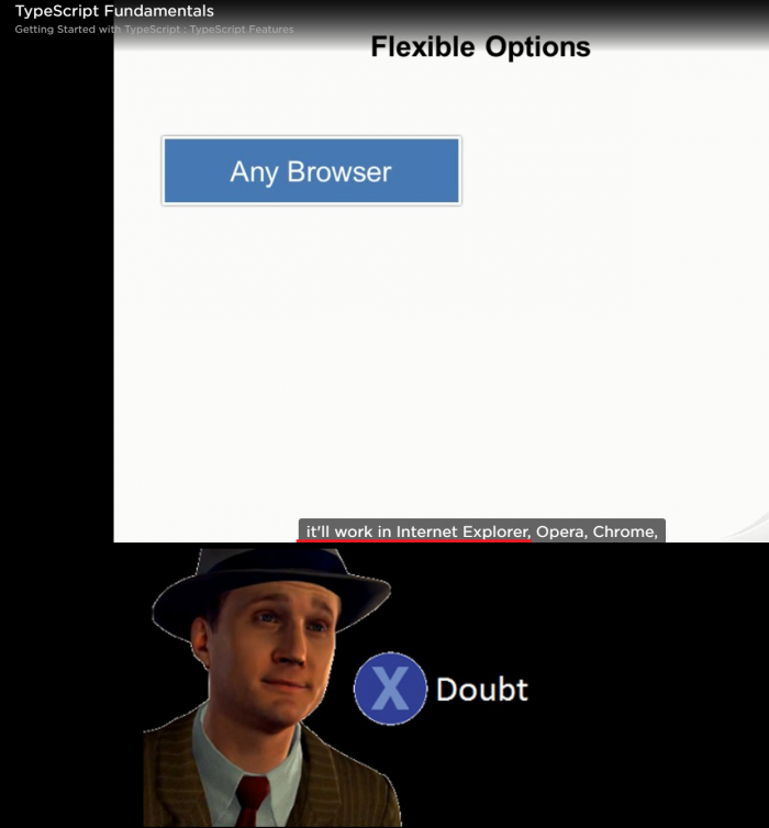 Anyone knows that working with IE is messy