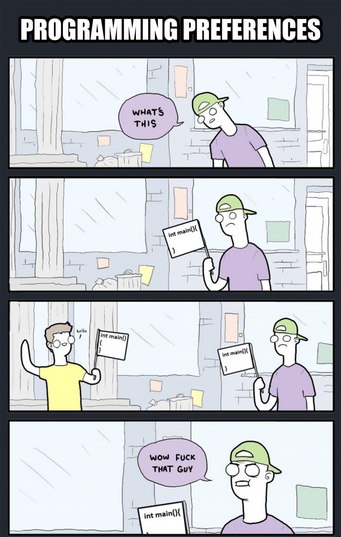 Programming preferences