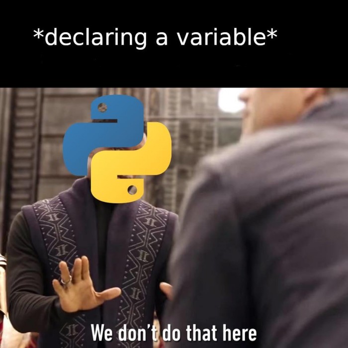 When you get your hands on Python for the first time