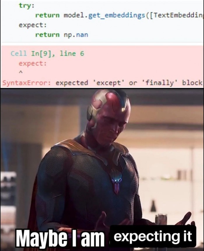 Expecting failure