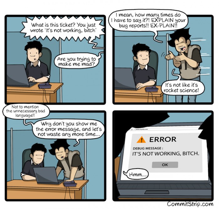 It's not working