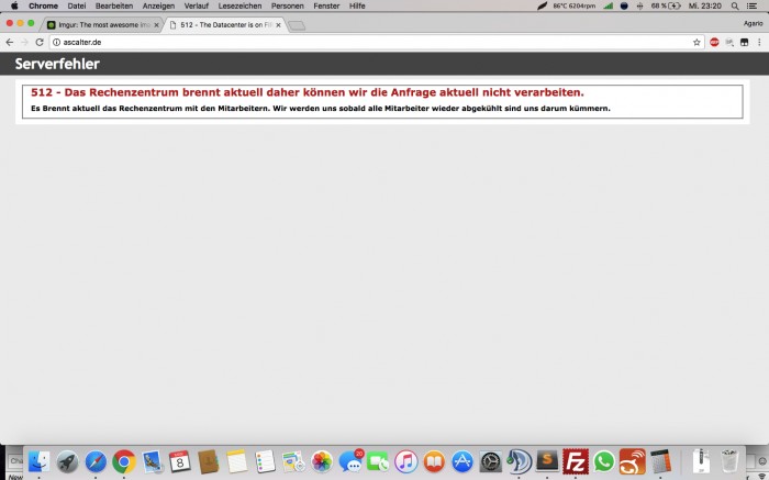 Datacenter on Fire :o