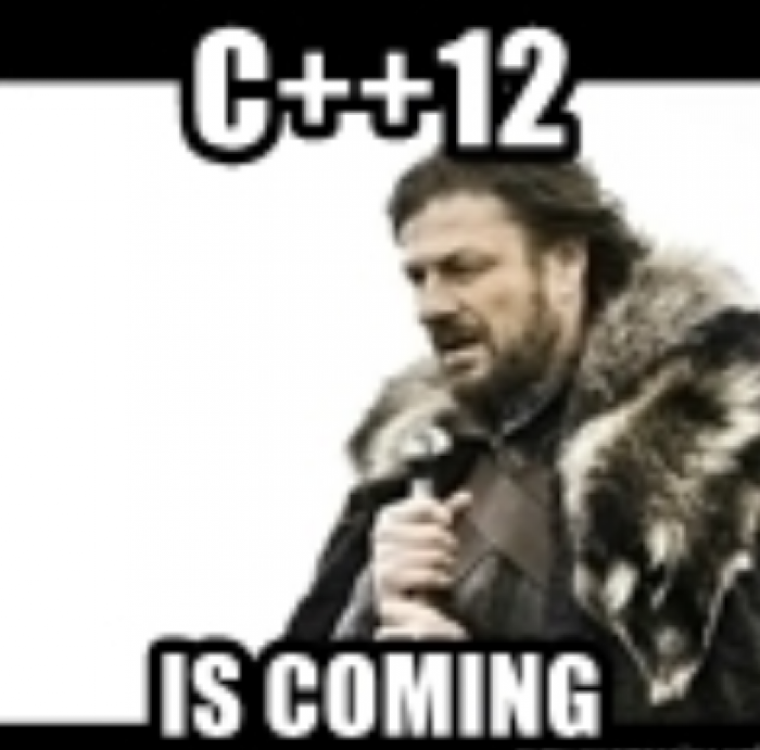 It's coming