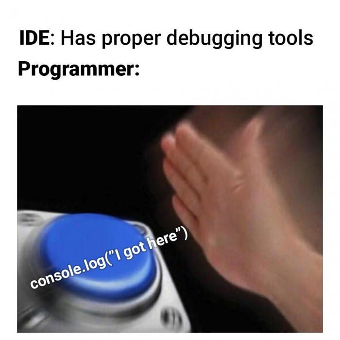 If it works it works. Who needs debugging tools??
