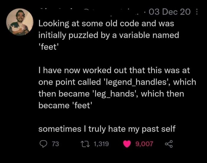 Lame variables naming 