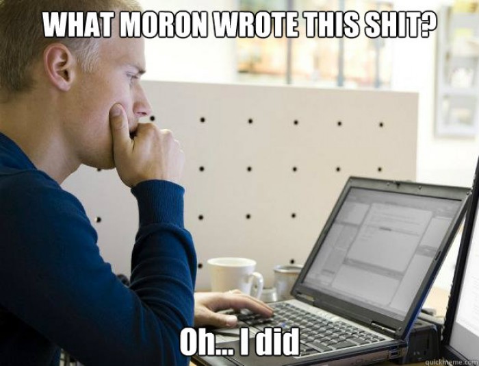 sudden realization