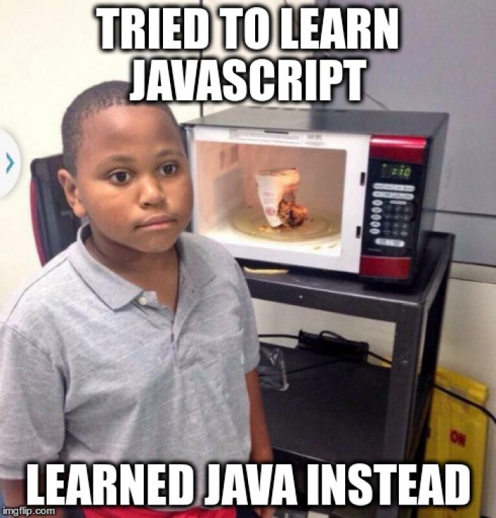 I tried learning Javascript...