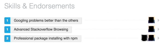 So, I decided to update my Linkedin.