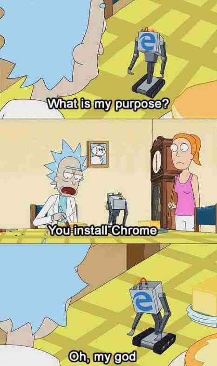 Microsoft Edge be like...