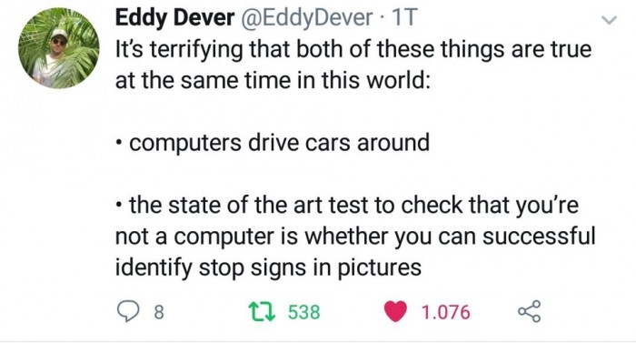 It’s terrifying that both of these things are true at the same time in this world