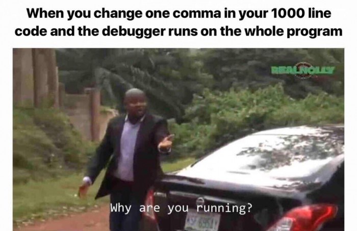Why are you running?
