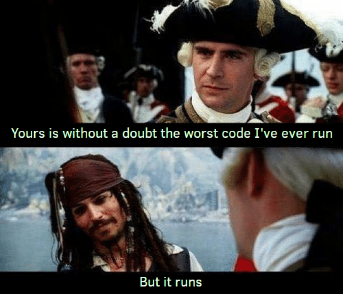 It just... runs