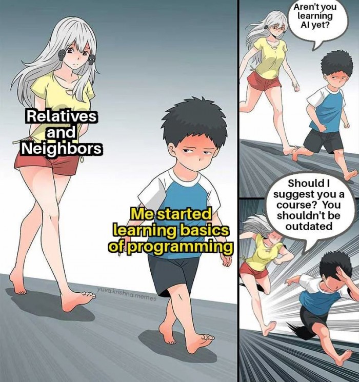 Aren't you learning AI yet?