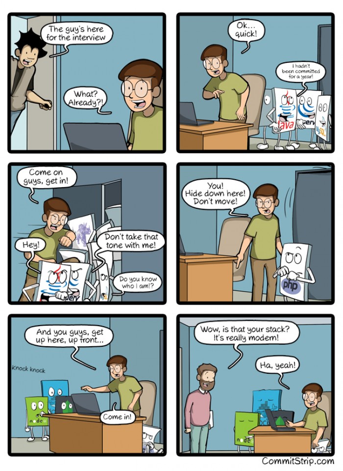 Hide this code, that I dare not see