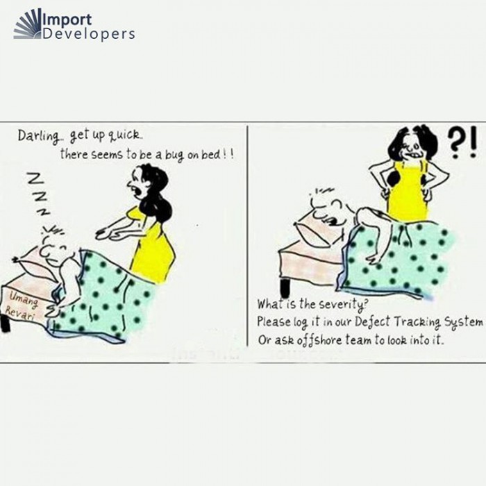A bug on the bed !!!