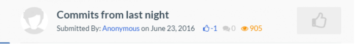 When DevHumor gets a bug....