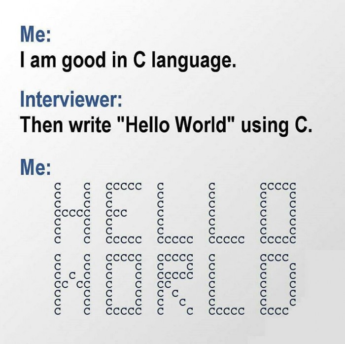 Hello World using C