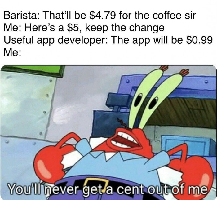 The app will be $0.99
